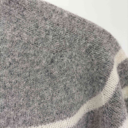 ノーザンクロフター Northern CROFTER スコットランド製 ボーダーシャギーニット メンズ 38