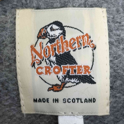 ノーザンクロフター Northern CROFTER スコットランド製 ボーダーシャギーニット メンズ 38