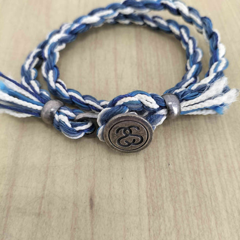 ステューシー Stussy 編込みブレスレット メンズ FREE