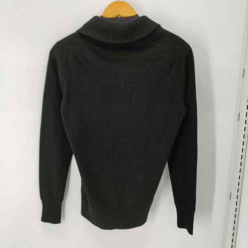 トゥモローランドトリコ TOMORROWLAND tricot ウール100% ショールカラーリブニットセーター レディース JPN:S