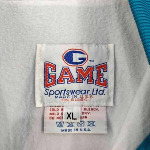 GAME SPORTSWEAR USA製 サテンブルゾン メンズ import:XL