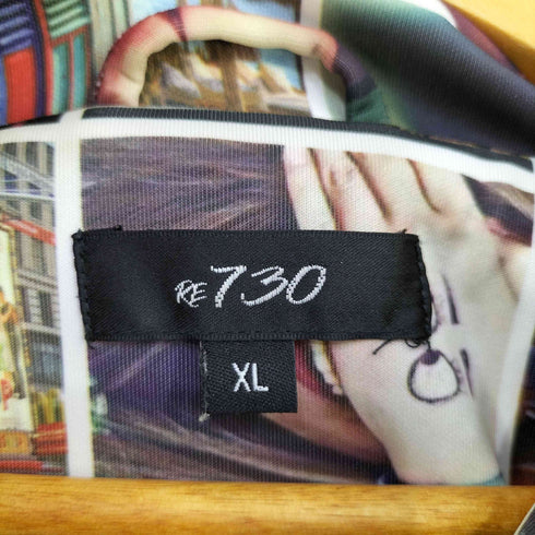 RE730 フォトコラージュ総柄中綿ブルゾン メンズ JPN:XL