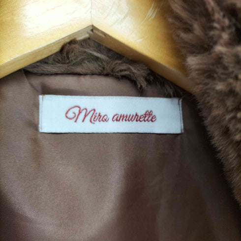 miro amurette エコファーコート sweet レディース ONE SIZE