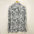 ザラ ZARA funky pattern shirt regular fit メンズ import:L