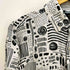 ザラ ZARA funky pattern shirt regular fit メンズ import:L