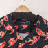 SAVAGE CLUB ロゴ総柄 オープンカラー S/S シャツ メンズ JPN:XXL