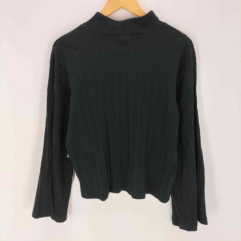 ナイキ NIKE NIKE AS W NSW JRSY RIB LS TOP BLACK レディース JPN:L