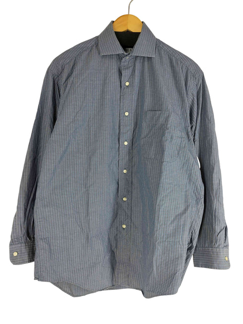 ブルックスブラザーズ BROOKS BROTHERS 80-90s USA製 Est.1818 チェック柄 カッタウェイシャツ メンズ 14 1/2-2