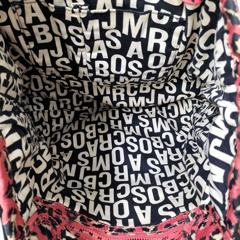 マークバイマークジェイコブス Marc by Marc Jacobs レオパード アルファベット キルティング トート バッグ レディース