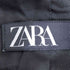 ザラ ZARA 金ボタン ツイード チェック ダブルブレスト テーラードジャケット レディース import:M