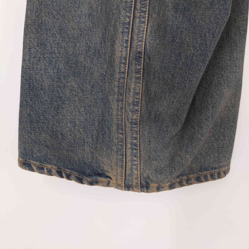 ネヴァーフォーゲット NVRFRGT 3D TWISTED WIDE LEG JEANS メンズ JPN:3