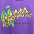 90S anvilボディ 花柄 企業プリント Uネック S/S Tシャツ レディース import:S