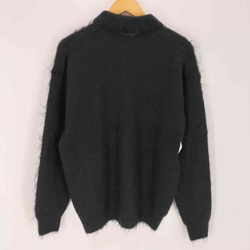 オーラリー AURALEE Brushed Super Kid Mohair Knit POLO メンズ JPN:4