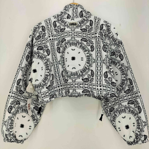 ベルシュカ BERSHKA ペイズリー柄 ショート丈ブルゾン レディース import:S