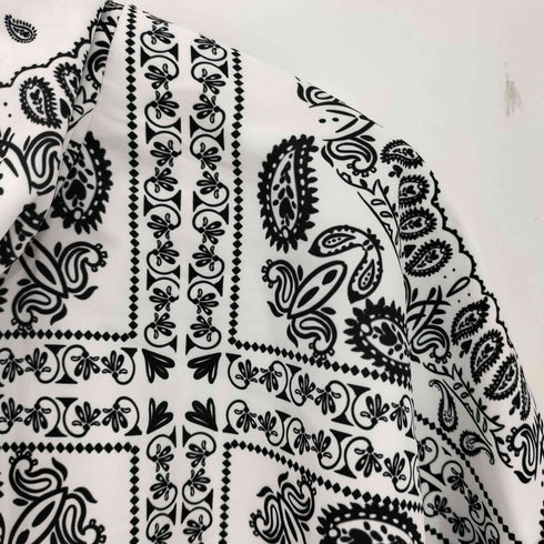 ベルシュカ BERSHKA ペイズリー柄 ショート丈ブルゾン レディース import:S