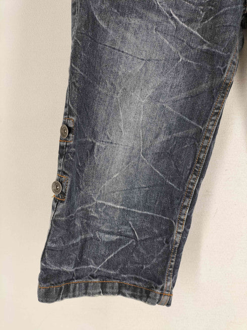 ANTFUI JEANS 再構築 ダブルベルトループ グランジデニムショーツ Y2K メンズ 79