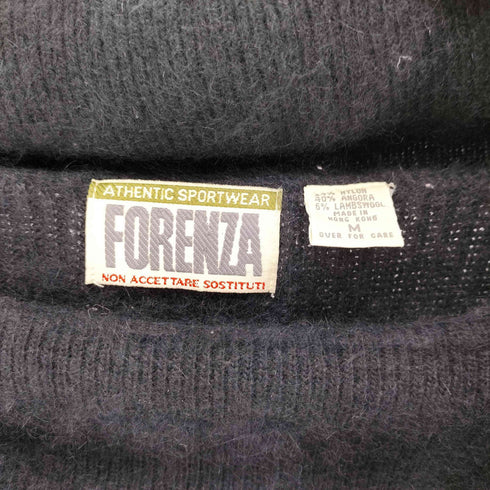 フォレンツァ FORENZA ネックデザイン モヘア混 ニット セーター レディース import:M