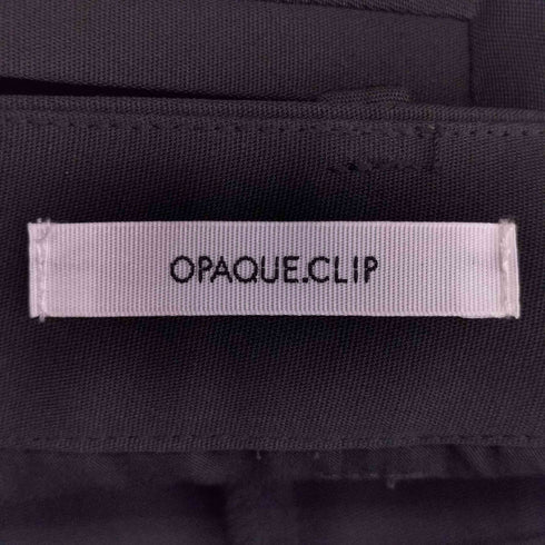 オペークドットクリップ OPAQUE.CLIP タックワイドパンツ レディース JPN:M