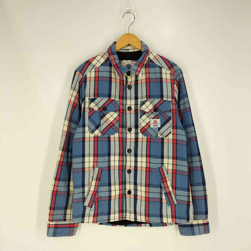 フランクリンマーシャル FRANKLIN&MARSHALL チェックシャツジャケット メンズ import:M