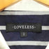 ラブレス LOVELESS ドット ボーダー ボタンダウンシャツ メンズ 2