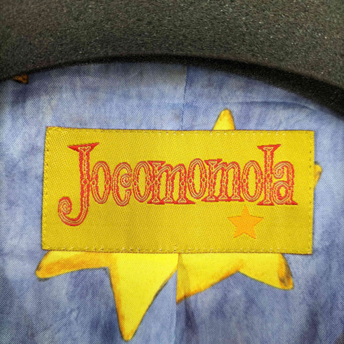 ホコモモラ Jocomomola 90s グリーンステッチ オープンカラー クロップド ラグランベロアジャケット 短丈 レディース EUR:40