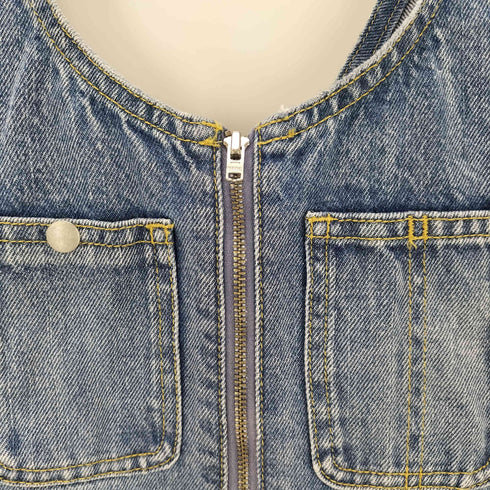 スピックアンドスパン Spick and Span 5 1/2 OVERALLS DENIM レディース 27