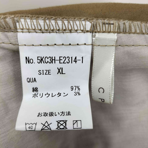 シーピーシーエム CPCM pipi’s イージーワイドチノパンツ メンズ XL