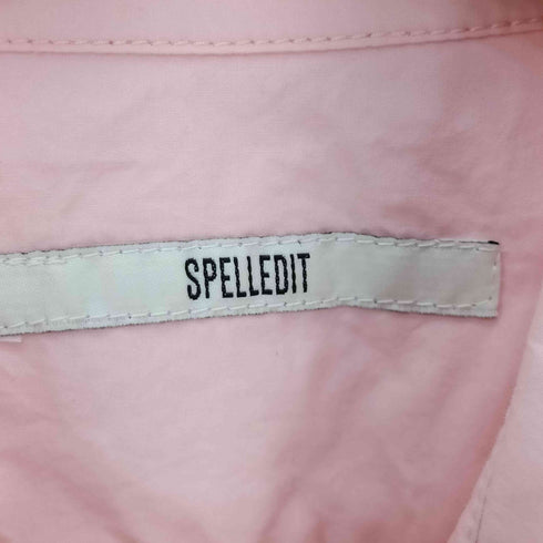 SPELLEDIT コットンレギュラーカラーシャツ レディース