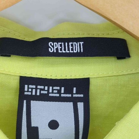 SPELLEDIT リネンレギュラーカラーシャツ レディース