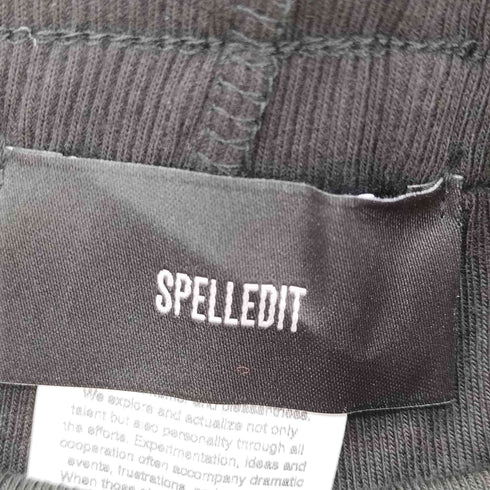 SPELLEDIT パイピングリブフレアパンツ レディース