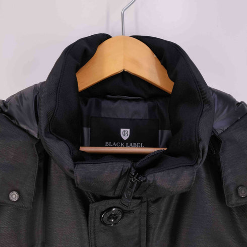 ブラックレーベルクレストブリッジ BLACK LABEL CRESTBRIDGE フード付き シャドーチェック ダウンコート メンズ LL