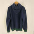 wave one 90s USA製 リブライン カレッジプルオーバーパーカー メンズ import:XXL