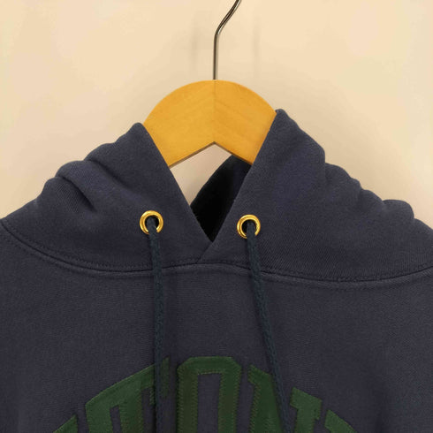 wave one 90s USA製 リブライン カレッジプルオーバーパーカー メンズ import:XXL