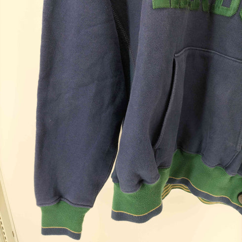 wave one 90s USA製 リブライン カレッジプルオーバーパーカー メンズ import:XXL