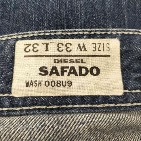 ディーゼル DIESEL SAFADO ダメージデニムパンツ メンズ W33L32