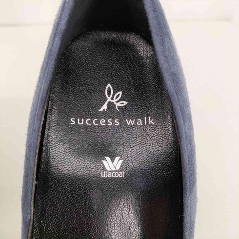 ワコールサクセスウォーク Wacoal success walk スウェード アーモンドトゥ パンプス レディース JPN:23