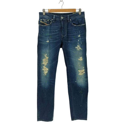 ディーゼル DIESEL LARKEE-T ストレッチダメージデニムパンツ メンズ W30L32