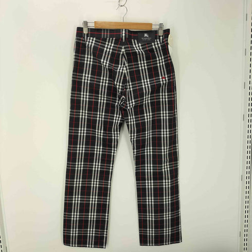 バーバリーブラックレーベル BURBERRY BLACK LABEL ボタンフライ チェックパンツ メンズ 79