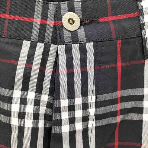 バーバリーブラックレーベル BURBERRY BLACK LABEL ボタンフライ チェックパンツ メンズ 79