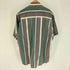 ラングラー Wrangler 80-90S RUGGED WEAR 茶タグ ストライプ S/S シャツ メンズ import:L