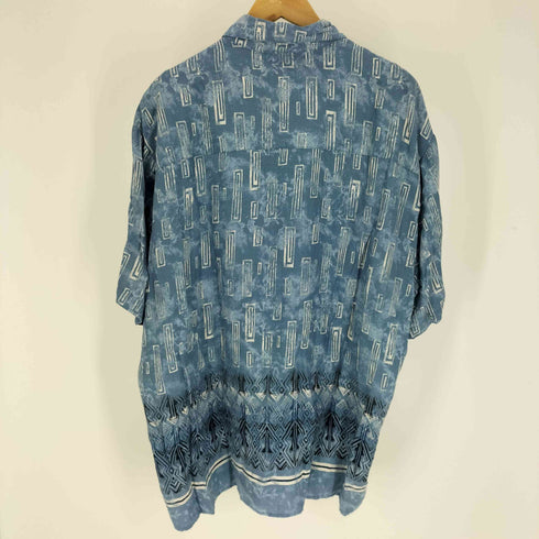 ナチュラルイシュー NATURAL ISSUE 民族柄 レーヨン S/S シャツ メンズ import:XL