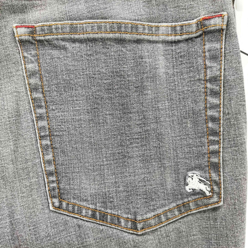 バーバリーブラックレーベル BURBERRY BLACK LABEL ボタンフライ デニムパンツ メンズ 79