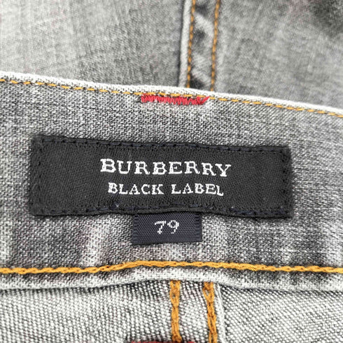 バーバリーブラックレーベル BURBERRY BLACK LABEL ボタンフライ デニムパンツ メンズ 79