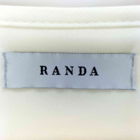 ランダ RANDA フロントレース切替ワンピース レディース JPN:1