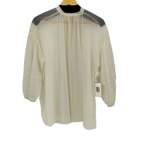 I AM puff sleeve tulle blouse レディース FREE