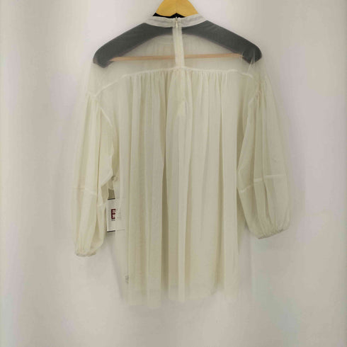 I AM puff sleeve tulle blouse レディース FREE