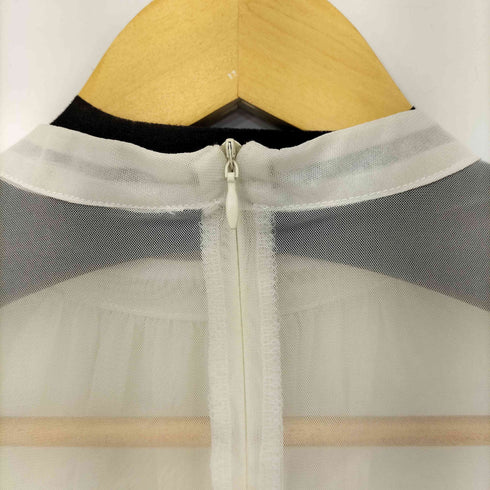 I AM puff sleeve tulle blouse レディース FREE