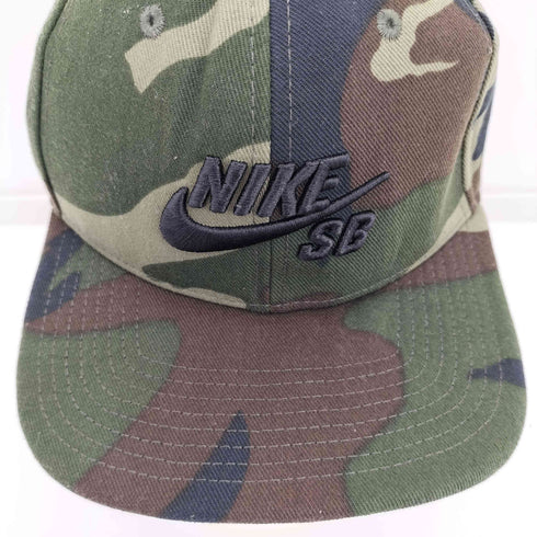 ナイキスケートボーディング NIKE SB ロゴ刺繍 カモフラ パネルキャップ メンズ