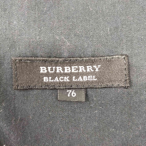 バーバリーブラックレーベル BURBERRY BLACK LABEL ホース刺繍ロゴ カーゴパンツ メンズ 76