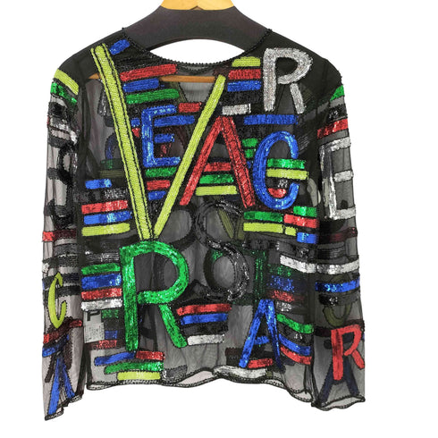 プレガ PREGA L/S スパンコールTシャツ レディース